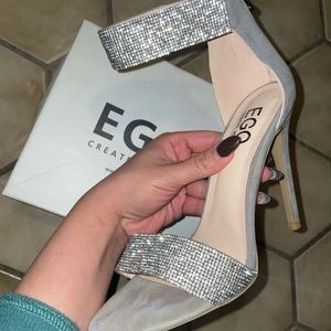 Ego Sienna Crystal Strap Heel